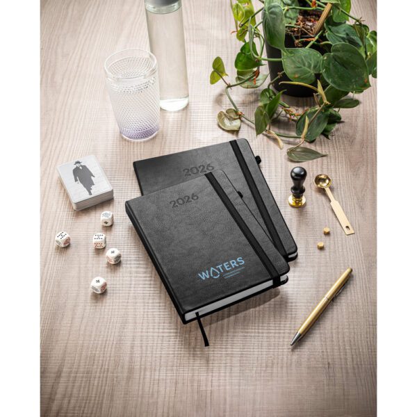 Agenda B5 Personalizada WATERS B5 | Brinde Corporativo 2026 | Memória em Papel - Imagem 2