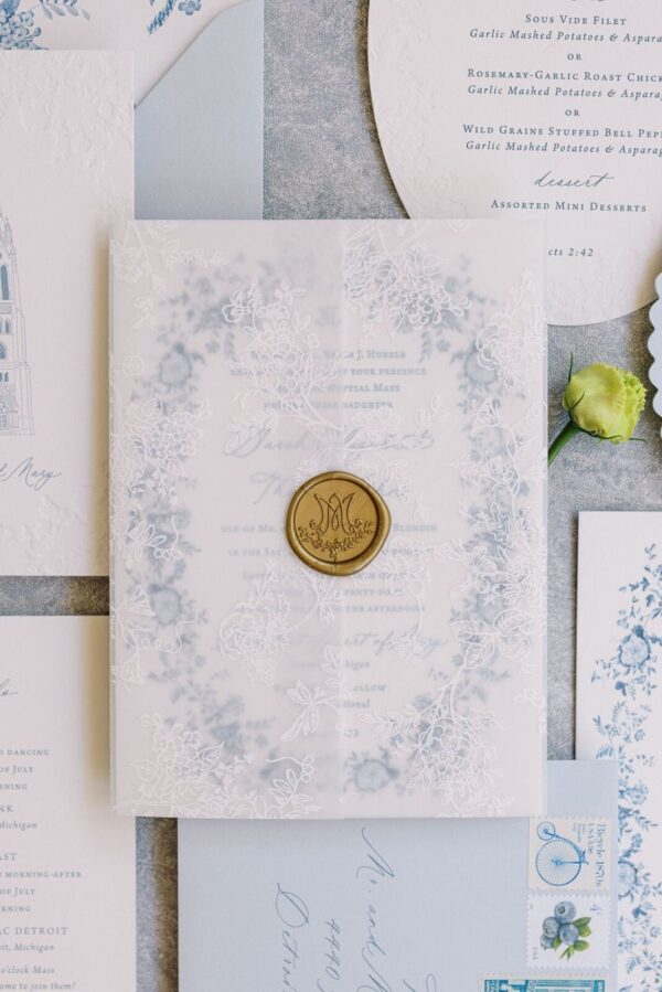 Identidade Visual Casamento Celebração: Pacote Completo com +5 Peças | Memória em Papel - Imagem 7